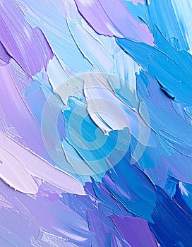Abstract paint texture. Acrylic blue and purple paint background.