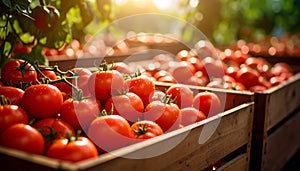 Enjoy Fresh Tomatoes with a Tantalizing Bright Red Color