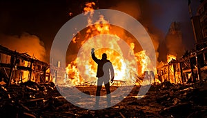 Defiance in the Flames