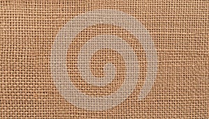 Close-up of Natural Burlap Texture