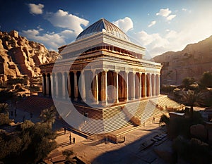 Solomon's Temple in Ancient Jerusalem.