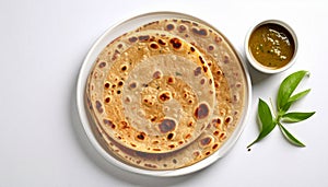 Indian Paratha with Dip