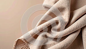 Vintage Sunglasses and Folded Cotton Shirts on Matte Rust-Colored Background