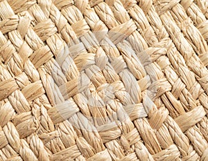 Natural Woven Fiber Texture Background