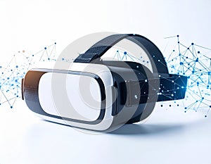 VR Headset with Network Overlay