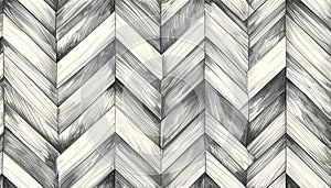 Hand-Drawn Herringbone Wood Floor Texture