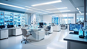 Modern Laboratory Interior