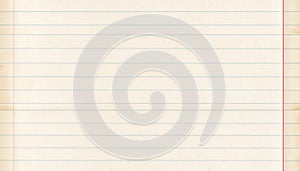 Vintage Lined Paper Background