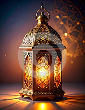 Ramadan Kareem vector illustration of a lantern Fanus.
