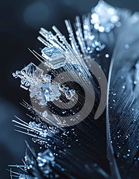 Frozen Feather Detail