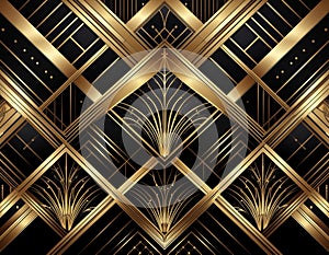 Luxury Art Deco Geometric Pattern