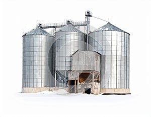 Industrial Metal Grain Silos for Agricultural Storage