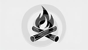 Campfire Icon Vector Illustration