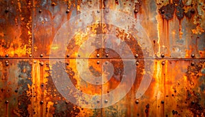 Rusty Metal Panel Texture