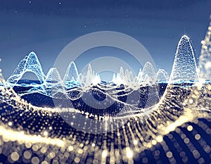 Abstract Data Visualization Landscape