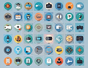 Modern Technology Icons Collection