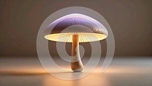 Glowing Mushroom Lamp Fantasy, Magic, and Dreamlike