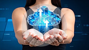 Cloud Computing Concept: Data Upload and Storage