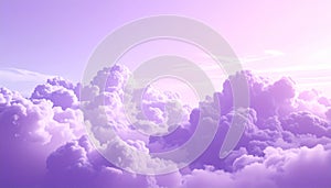 Lavender Dreamscape: Ethereal Clouds