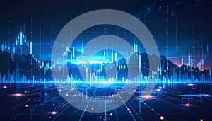 Global Digital Finance Network and Market Data Visualization