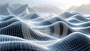 Abstract Grid Landscape