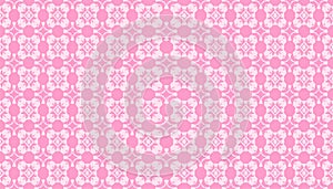 Seamless Pink Floral Pattern Background