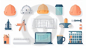 Architectural and Engineering Elements Illustration