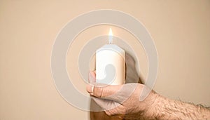 Hand with Candle