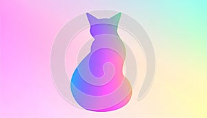 Neon Cat Symbol