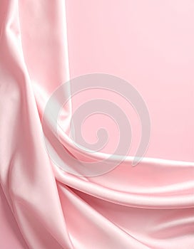 Elegant Flat Lay with Feminine Silk Accessory