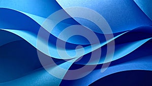 Abstract blue colored background. Dynamic composition of shapes