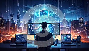 Cybersecurity protects against breaches, hackers and network attacks by using strong