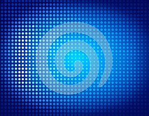 Abstract blue and white dot pattern gradient texture technology background.vector