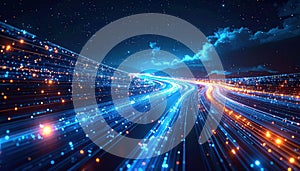 Digital Data Stream Highway