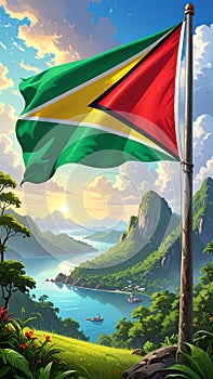 Flag of Guyana