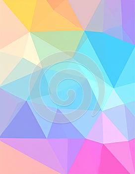 Triangle low poly background design, multicolored triangles. Vector illustration