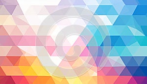 Triangle low poly background design, multicolored triangles. Vector illustration