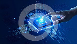 Digital Touch Data Chip and Computer Innovation with Artificial Intelligence Technology