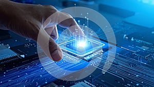 Digital Touch Data Chip and Computer Innovation with Artificial Intelligence Technology