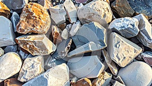 Background of rough rubbles