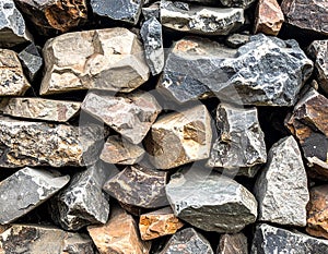 Background of rough rubbles