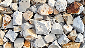 Background of rough rubbles