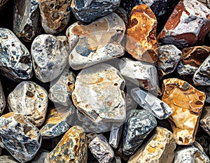 Background of rough rubbles