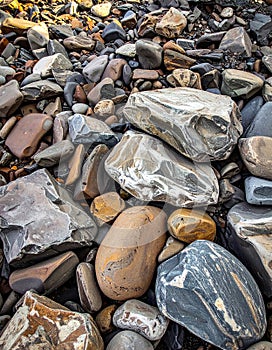 Background of rough rubbles