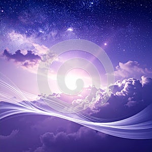 Celestial Waves of Awakening