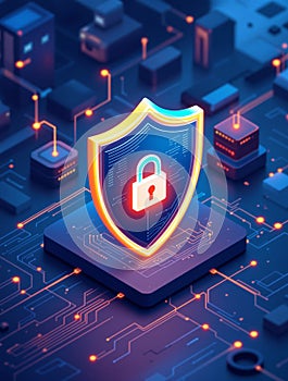 Cybersecurity and Data Protection Concept