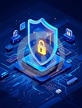 Cybersecurity and Data Protection Concept