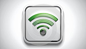 Wi-Fi icon. Flat design.
