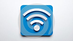Wi-Fi icon. Flat design.