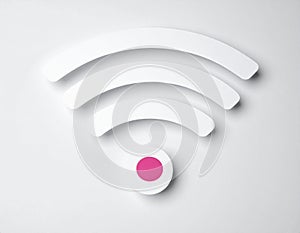 Wi-Fi icon. Flat design.